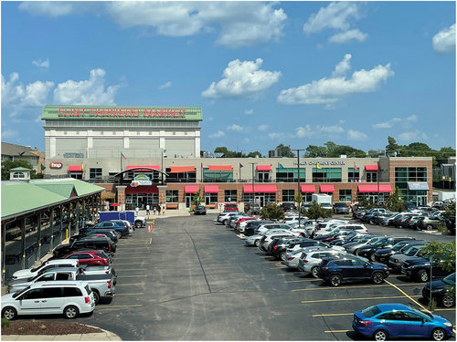 Figure 3. Front view of the Flint Farmers’ Market and Hurley Children’s Center.