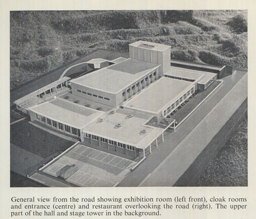 Figure 3. The Arts Council’s prototype Art Centre: model (from Plans for an Arts Centre, 1945).