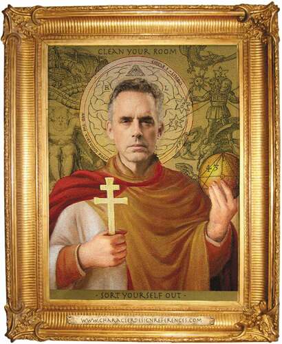 Figure 2. Peterson as the ‘patron saint of sorting yourself out’.