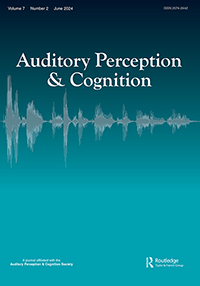 Cover image for Auditory Perception & Cognition, Volume 7, Issue 2, 2024
