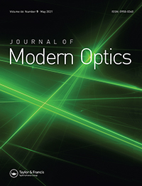 Cover image for Journal of Modern Optics, Volume 68, Issue 9, 2021
