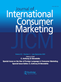 Cover image for Journal of International Consumer Marketing, Volume 33, Issue 4, 2021