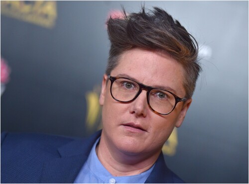 Figure 1. In their work, Hannah Gadsby uses personal narrative, meta-reflexivity and shifting affective modes to interrogate the impact of social norms and power relations on individual lives. Image: Alamy.
