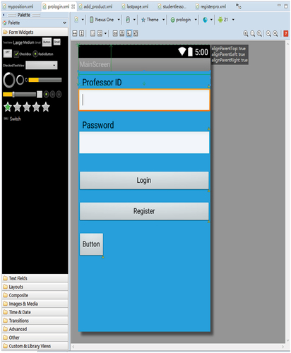 Figure 6. Graphical user interface.