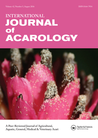 Cover image for International Journal of Acarology, Volume 42, Issue 5, 2016