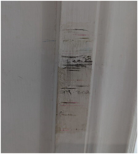 Figure 4. Door architrave from author’s home, taken by the author.