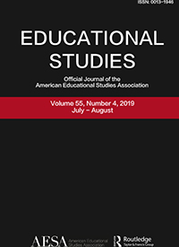 Cover image for Educational Studies, Volume 55, Issue 4, 2019