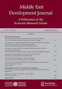 Cover image for Middle East Development Journal, Volume 11, Issue 2, 2019