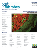 Cover image for Gut Microbes, Volume 5, Issue 1, 2014