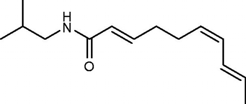 Figure 1. Chemical structure of affinin.