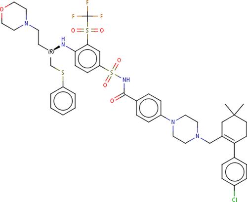 Figure 8 Chemical structure diagram of navitoclax.