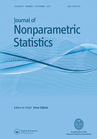 Cover image for Journal of Nonparametric Statistics, Volume 27, Issue 3, 2015