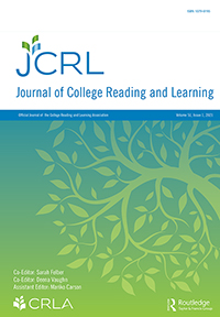 Cover image for Journal of College Reading and Learning, Volume 51, Issue 1, 2021