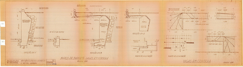 Figure 9. Bernardo Ferrão, Retaining walls, 1966 (Matosinhos Municipal Council Archive).