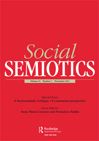 Cover image for Social Semiotics, Volume 32, Issue 5, 2022