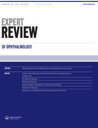 Cover image for Expert Review of Ophthalmology, Volume 11, Issue 1, 2016