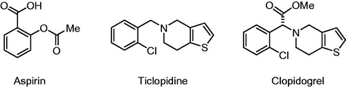 Figure 1. Currently used oral antiplatelet drugs.