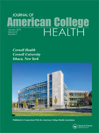 Cover image for Journal of American College Health, Volume 67, Issue 1, 2019