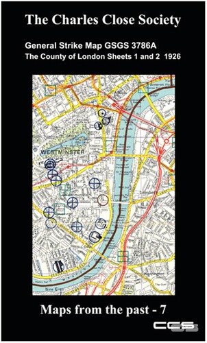 Figure 27. The General Strike Map, the latest in the ‘Map from the past’ series, produced by Alexander J. Kent