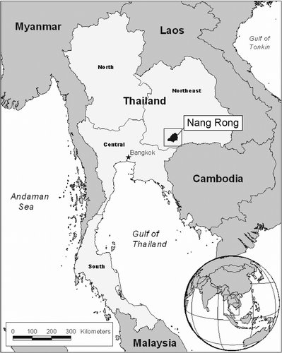 Map 1. Nang Rong, Thailand.