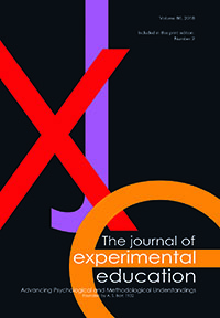 Cover image for The Journal of Experimental Education, Volume 86, Issue 2, 2018