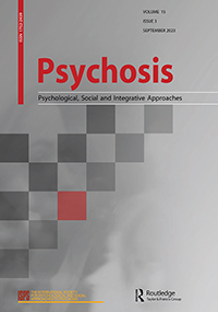 Cover image for Psychosis, Volume 15, Issue 3, 2023