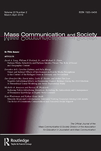 Cover image for Mass Communication and Society, Volume 22, Issue 2, 2019