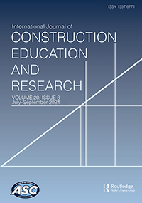 Cover image for International Journal of Construction Education and Research, Volume 20, Issue 3, 2024