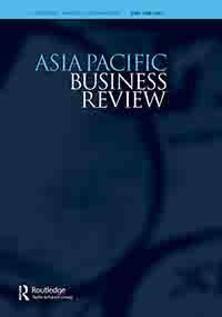 Cover image for Asia Pacific Business Review, Volume 24, Issue 5, 2018