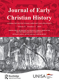 Cover image for Journal of Early Christian History, Volume 8, Issue 3, 2018