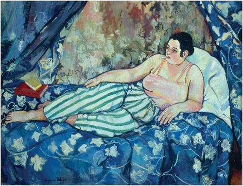 Figure 2a. Suzanne Valadon, the Blue Room (1923), oil on canvas, 90 × 116 cm, Musée National d’Art Moderne, Centre Georges Pompidou Paris.