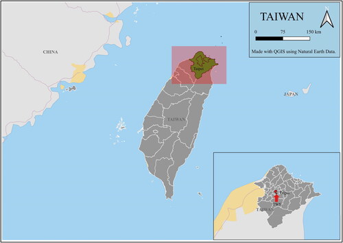 Figure 2. Location of TWS.