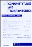 Cover image for East European Politics, Volume 13, Issue 2, 1997