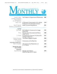 Cover image for The American Mathematical Monthly, Volume 113, Issue 6, 2006