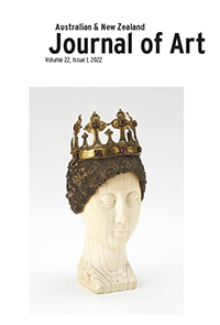 Cover image for Australian and New Zealand Journal of Art, Volume 22, Issue 1, 2022
