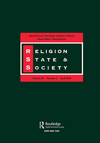 Cover image for Religion, State and Society, Volume 47, Issue 2, 2019