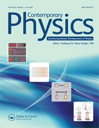 Cover image for Contemporary Physics, Volume 62, Issue 2, 2021