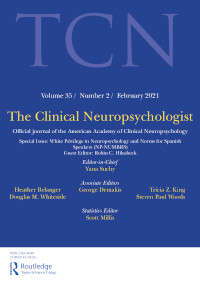 Cover image for The Clinical Neuropsychologist, Volume 35, Issue 2, 2021