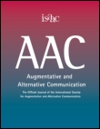 Cover image for Augmentative and Alternative Communication, Volume 30, Issue 1, 2014