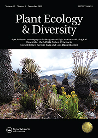 Cover image for Plant Ecology & Diversity, Volume 12, Issue 6, 2019