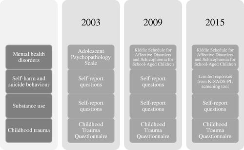 Figure 1. Measures undertaken across survey years.