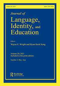 Cover image for Journal of Language, Identity & Education, Volume 20, Issue 3, 2021