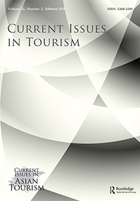 Cover image for Current Issues in Tourism, Volume 22, Issue 3, 2019
