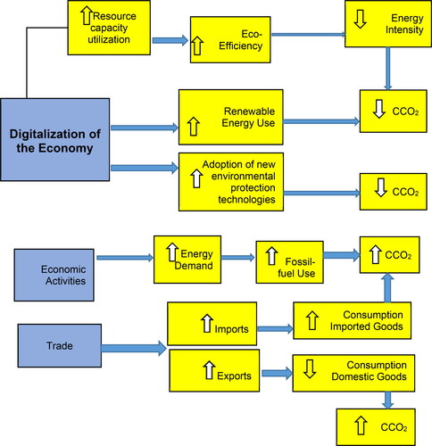 Figure 1. The theoretical framework.Source: Author own derivations.