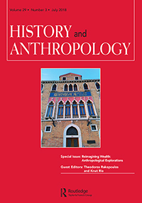 Cover image for History and Anthropology, Volume 29, Issue 3, 2018
