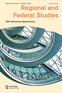 Cover image for Regional & Federal Studies, Volume 31, Issue 1, 2021