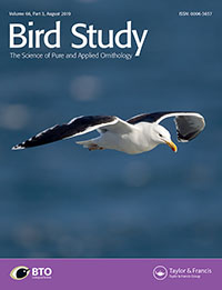 Cover image for Bird Study, Volume 66, Issue 3, 2019