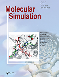 Cover image for Molecular Simulation, Volume 46, Issue 15, 2020