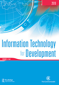 Cover image for Information Technology for Development, Volume 25, Issue 4, 2019