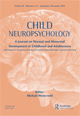 Cover image for Child Neuropsychology, Volume 15, Issue 2, 2009